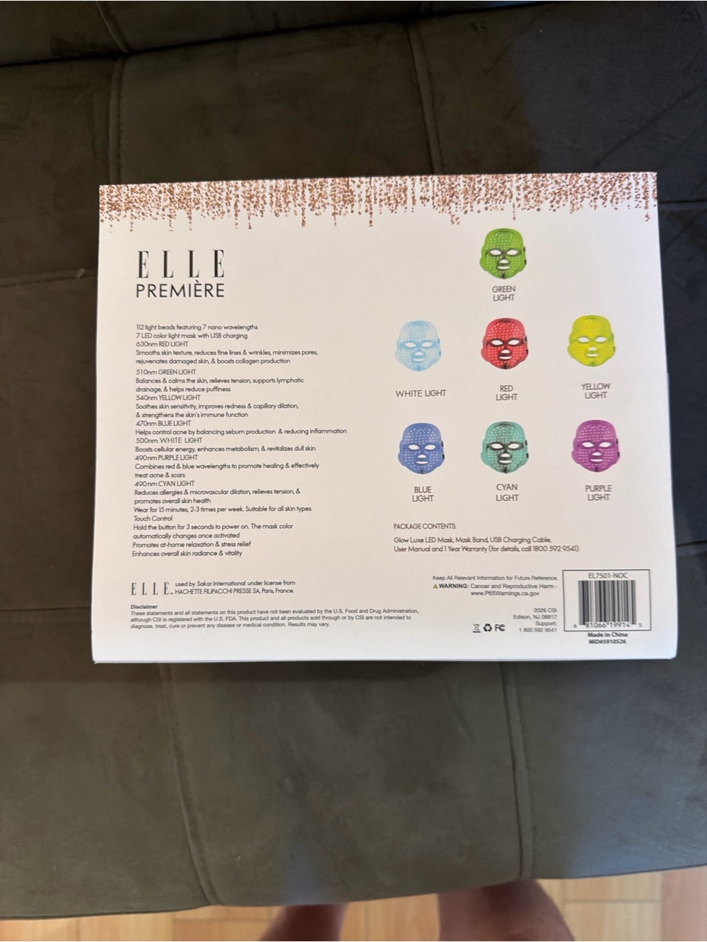LED Face Mask Packaging - Picture 4 of 7